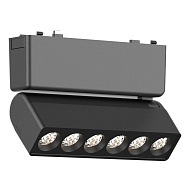 ST675.446.06 Магнитный трековый светильник Черный LED 1*6W 4000K 360Lm Ra>90 IP20 L122xW26xH81 48V СКАЙФЛЕТ 500_191_2947181